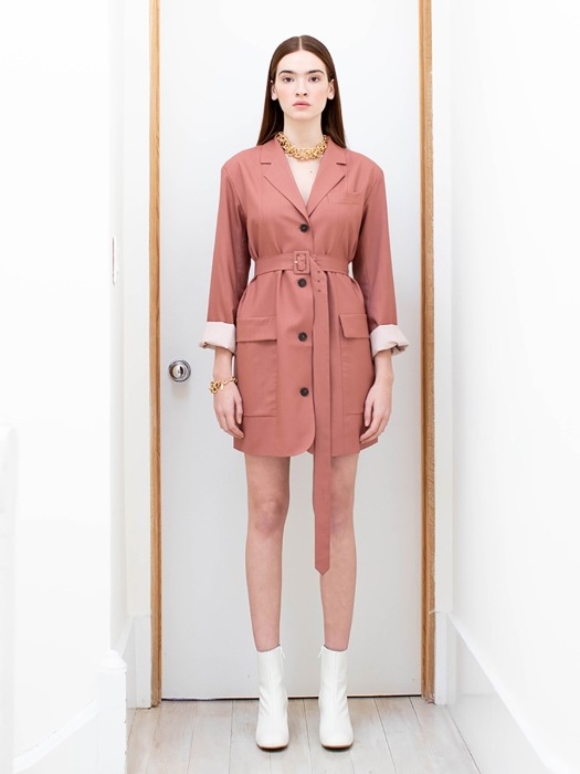 [N]WEST VILLAGE blazer dress (Indie pink)