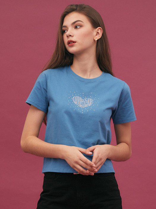 GR HOTFIX TEE(BLUE)