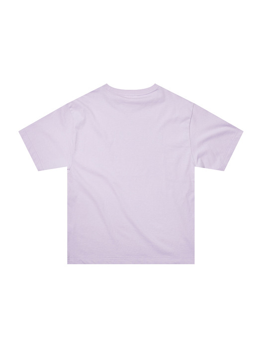 버블 플라워 티셔츠 파스텔 핑크