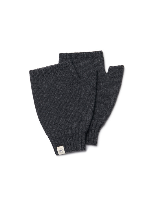 Cashmere Fingerless Gloves 2020 Renewal Charcoal