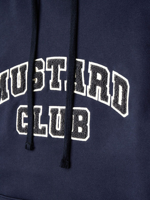 MUSTARD CLUB HOODIE(navy)