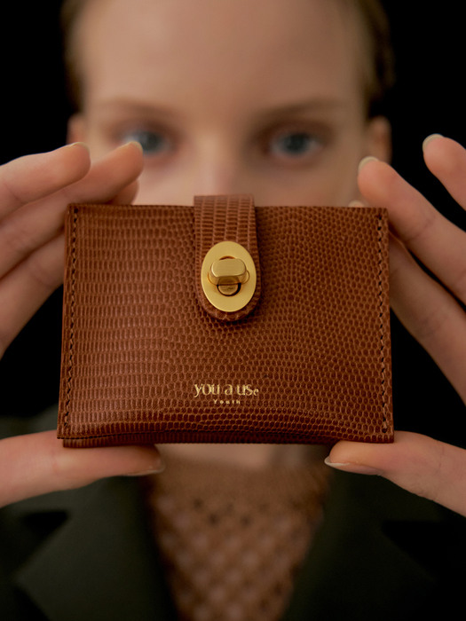 Roto wallet (Lizard brown)