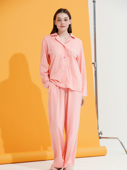 Women`s Bathtub Pink Pajama Set