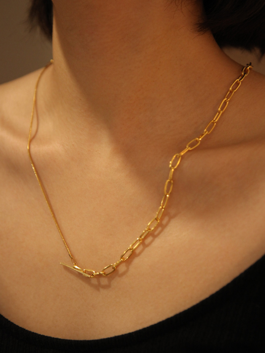 LU116 Bold chain OT neckalce