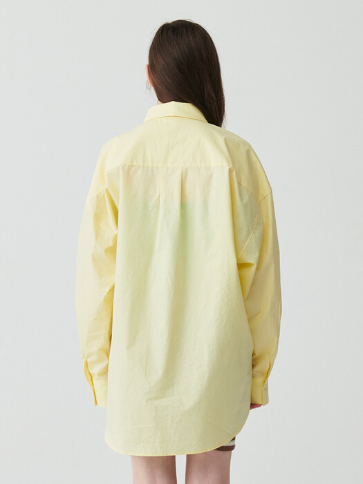 FFRF21SSSH01 Oversize shirts_ yellow