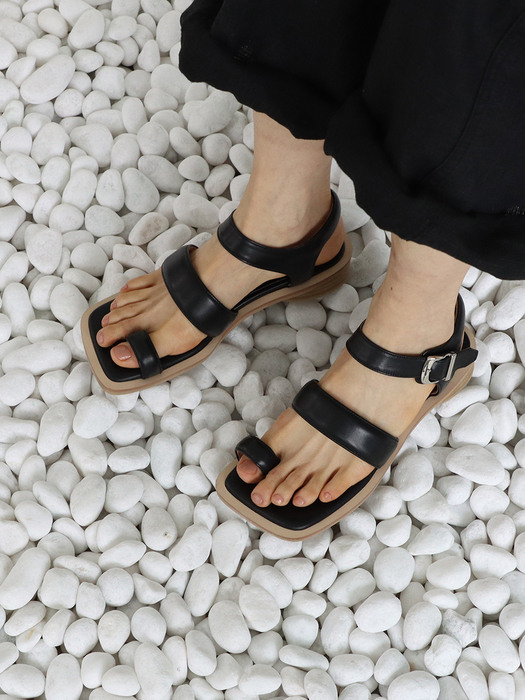 [단독]PD LOW SANDAL_black_21051