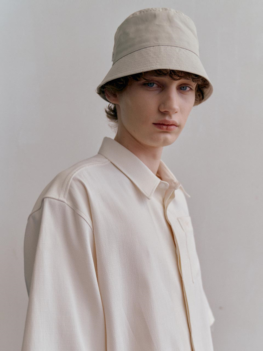 UNISEX MODERN BUCKET HAT LIGHT GREIGE_M_UDHE1E112I2