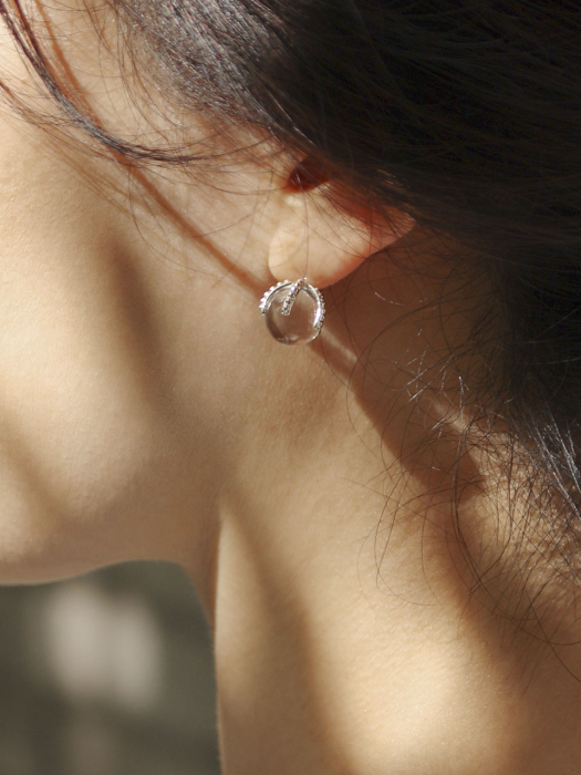 cactus stone earring-M