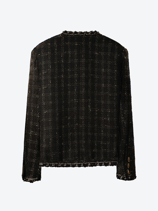 UNTAGE Boucle Tweed Jacket[Black(MAN)]_UTO-FB04