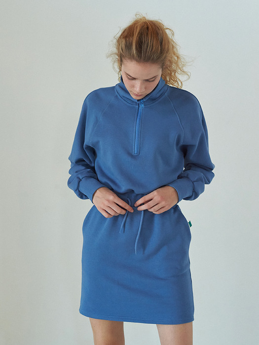 스웻 원피스 Sweat One-piece_Ash Blue