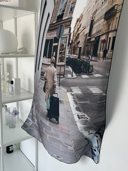 쉬폰 패브릭 포스터 02 Paris Street