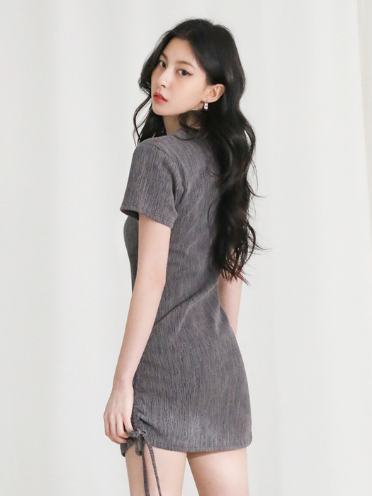 Rancy Rain Mini Dress GREY