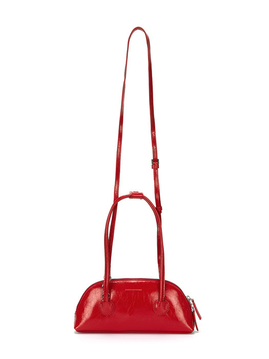 BESSETTE SHOULDER(+STRAP)_red crinkle