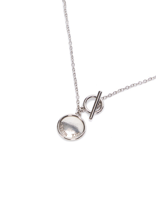 ROULETTE PENDANT NECKLACE IN SILVER