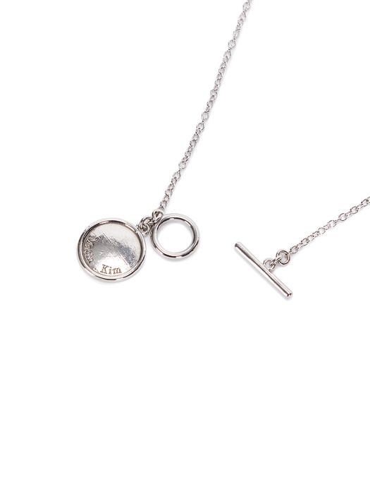 ROULETTE PENDANT NECKLACE IN SILVER