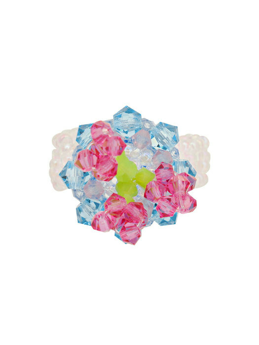 Plant Beads Ring (Sky Blue)