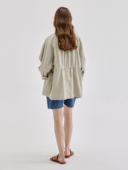 22MN linen field jacket [L/KA]