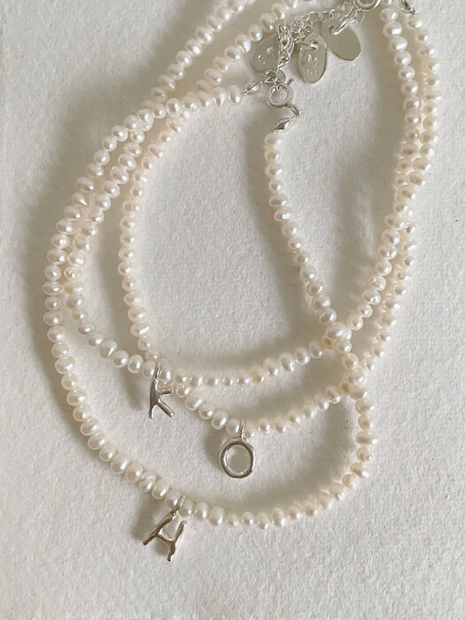 pearl ABC anklet (A~Z)(발찌)