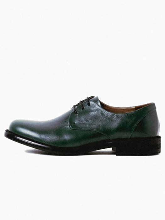 BREAD LEATHER DERBY SHOES_GREEN