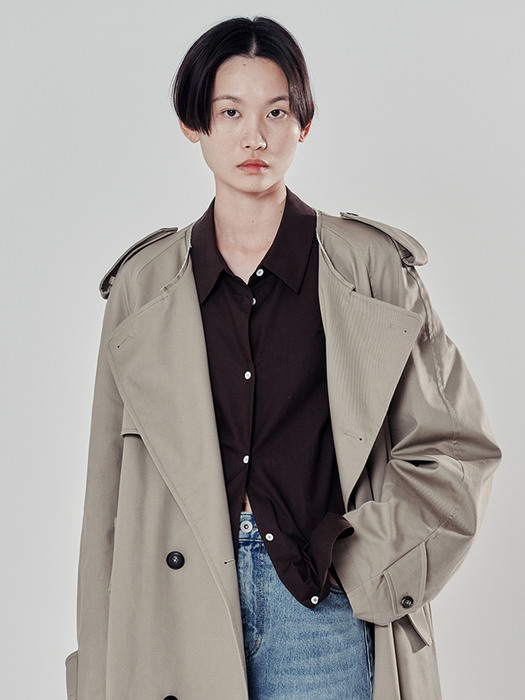 RAW CLASSIC TRENCH _ BEIGE
