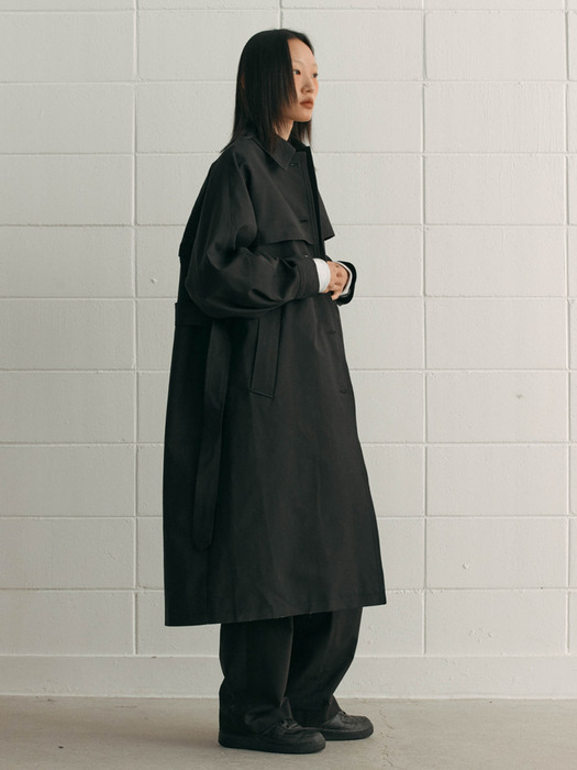 Cuba Trench Coat (Black)