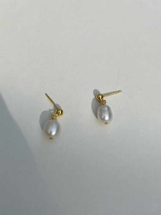 [925 silver] Deux.silver.126 / pluie earring (2 color)