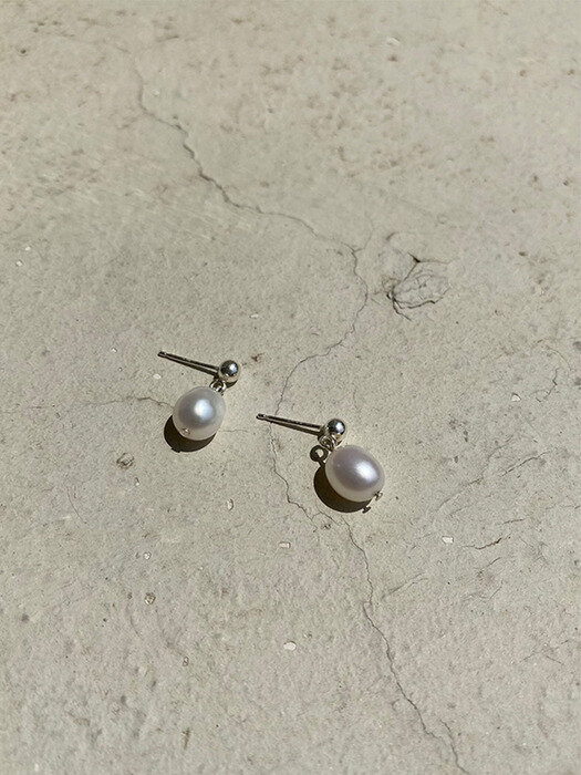 [925 silver] Deux.silver.126 / pluie earring (2 color)