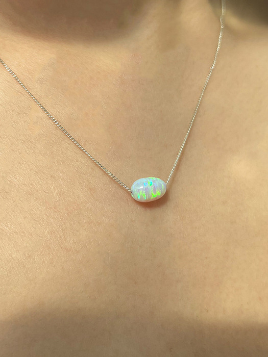 쌀알 오팔 목걸이 (Rice Opal Necklace)