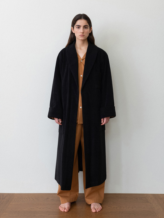  Terry Robe (Black) 