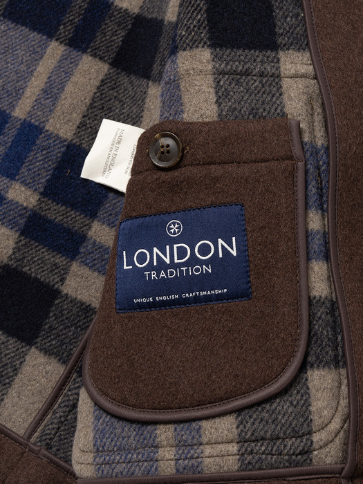 LONDON TRADITION Jackson Mens Short Jacket - Hickory A40