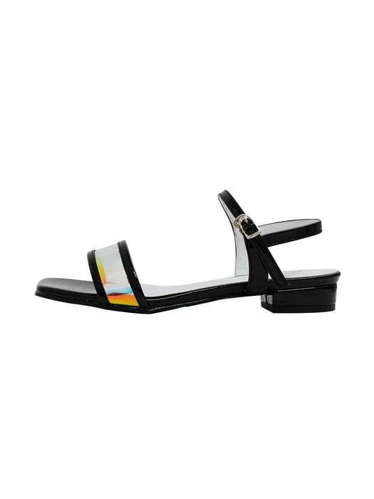 [리퍼브][225-250]Hologram PVC 2cm Waterproof Ankle Strap Sandal_S0202(7colors)