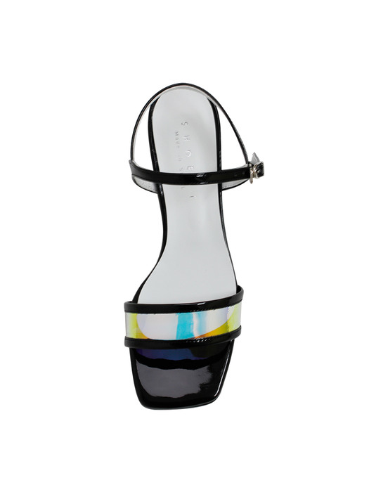 [리퍼브][225-250]Hologram PVC 2cm Waterproof Ankle Strap Sandal_S0202(7colors)