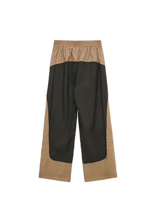 COLOR POINT STRING PANTS IN KHAKI