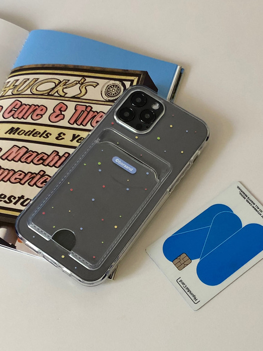 Sparkle card case  (Jelly case)