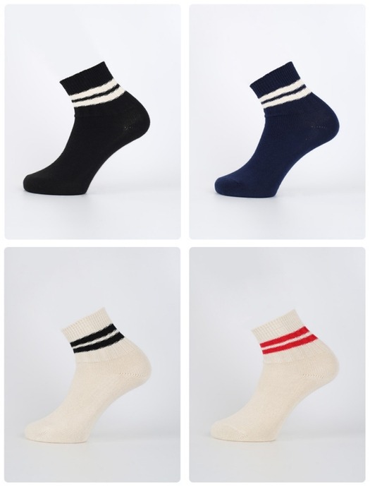 Heavy Weight Quarter Socks - 3P Set