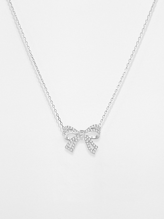 [Silver925] Mysore Bow Necklace (#silver#gold)