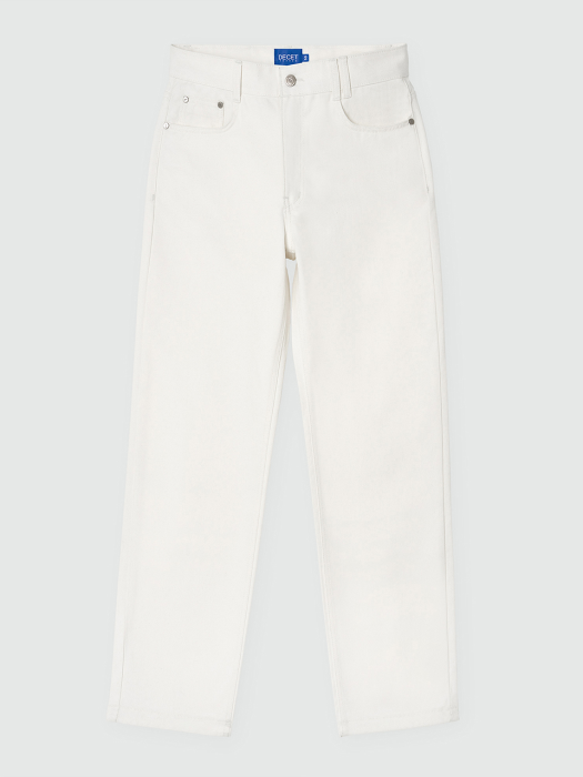 Dawn Semi Wide Jeans DCPT002Ivory
