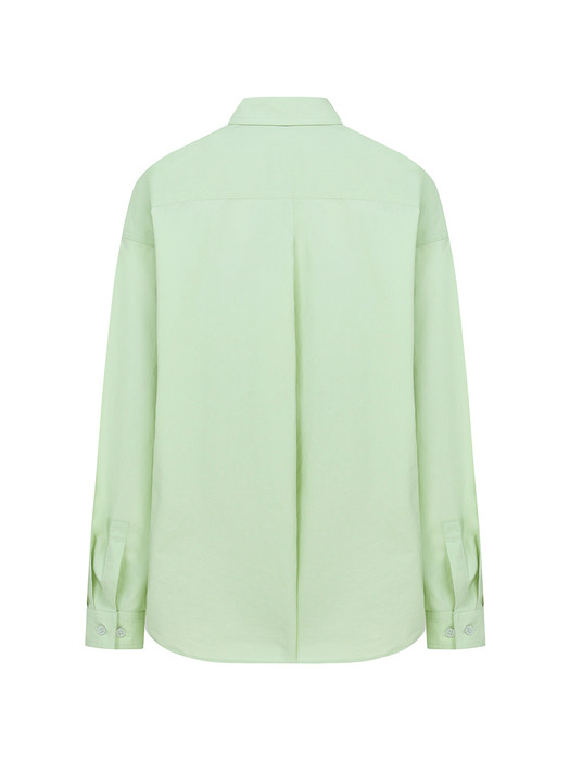 Premium Cotton Shirt[LMBCSPSH303]-Yellow Green