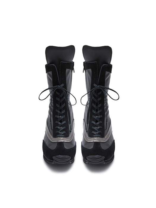 Boxing Sneakers BLACK-SILVER