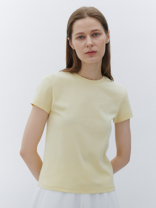 Organic cotton t-shirt (Lemon)