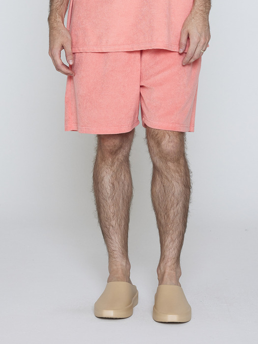 CB TERRY TOWEL SHORTS (PINK)