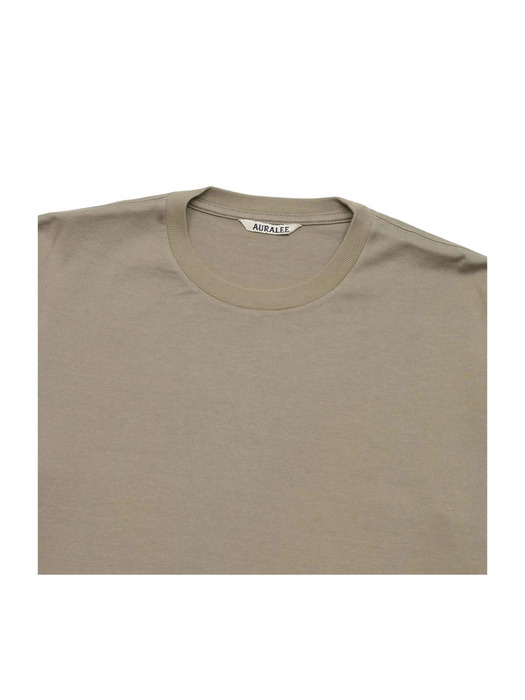 오라리 남성 러스터 플레이팅 티셔츠 카키그레이 A00SP02GT-KG