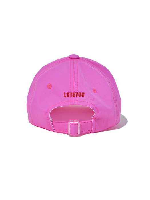 lotsyou_Tropical nylon ball cap Pink