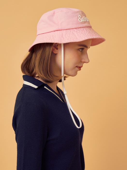 PINK MICCA BUCKET HAT