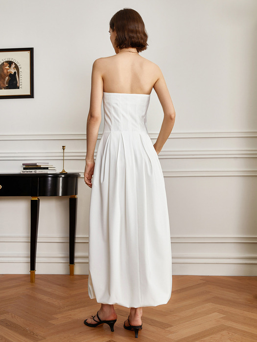 YY_Noble pleats long dress