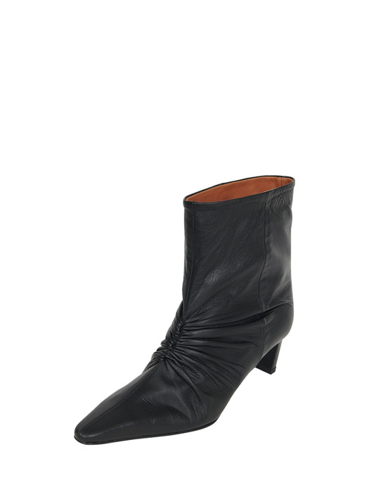  Rushy Ankle Boots / BLACK