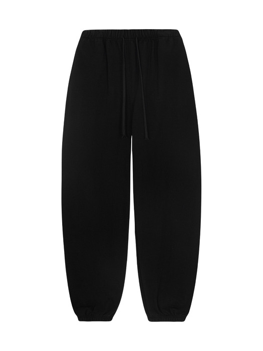 jumbo sweat pants (black)