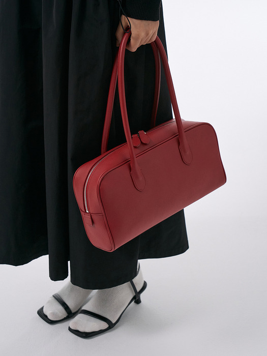 Classic Rectangle Shoulder Bag[LMBCFWBA902]-Red