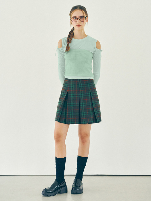CHRISTINE Pleats Mini Skirt(크리스틴)_02
