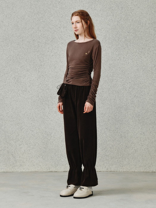 Ace String Trouser_Brown